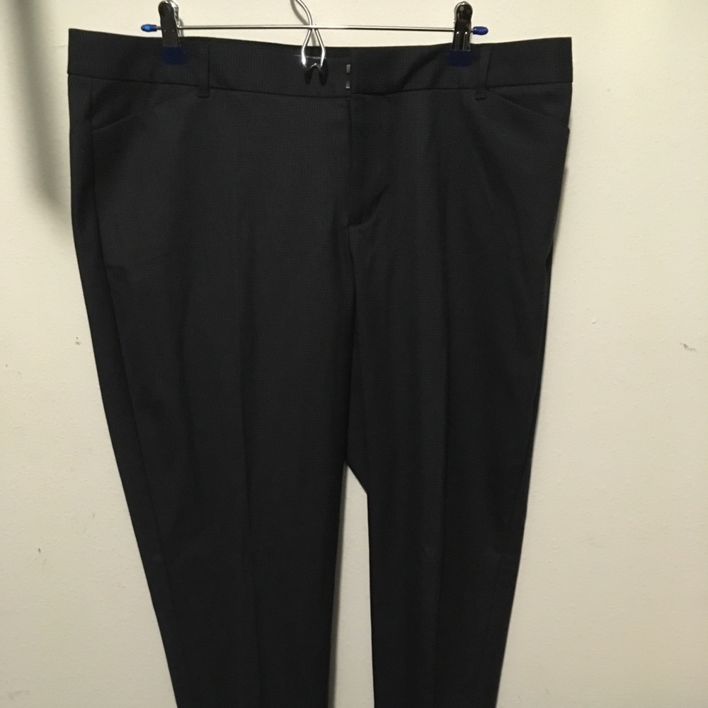 Gap slim cropped small houndstooth pant